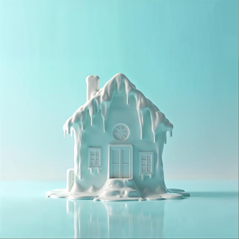 Frozen house